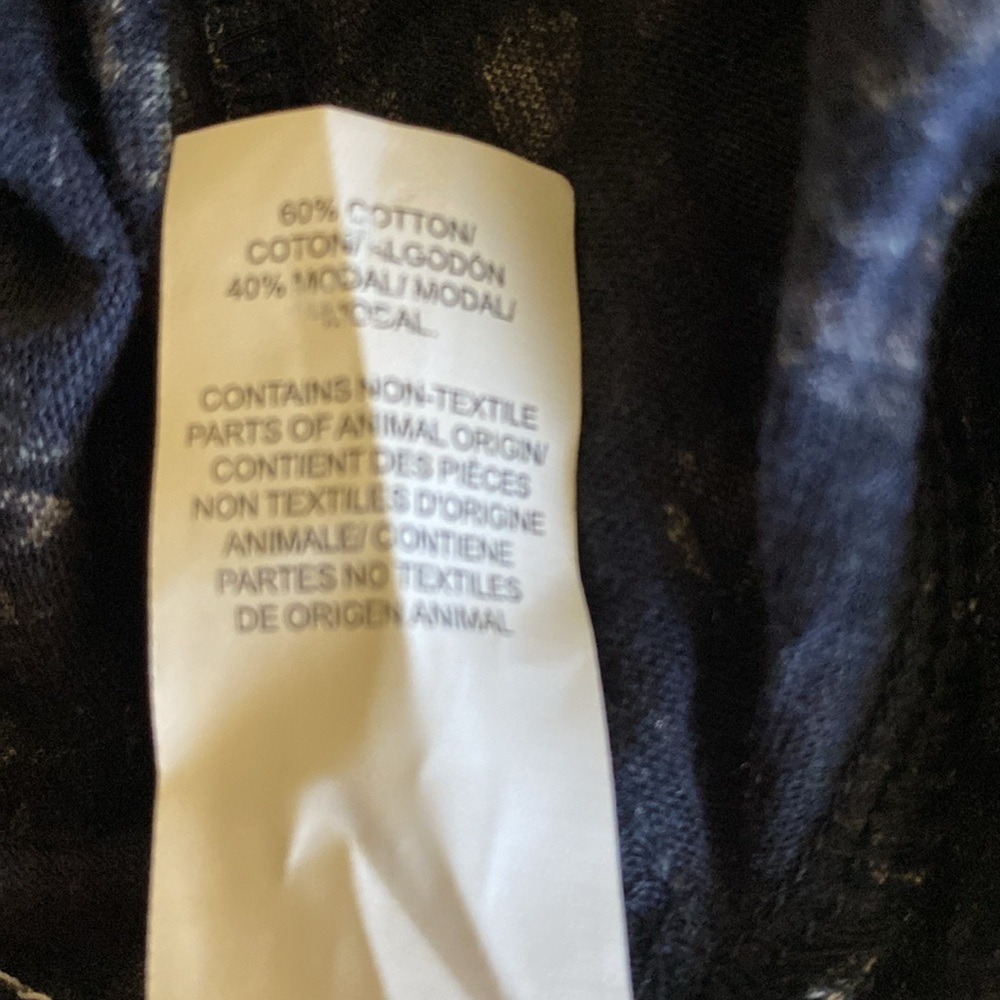 Lucky Brand Blue and White V-neck Blouse Size SP - Picture 8 of 8